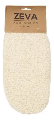 Manopla Exfoliante Zeva Natural para Baño Corporal