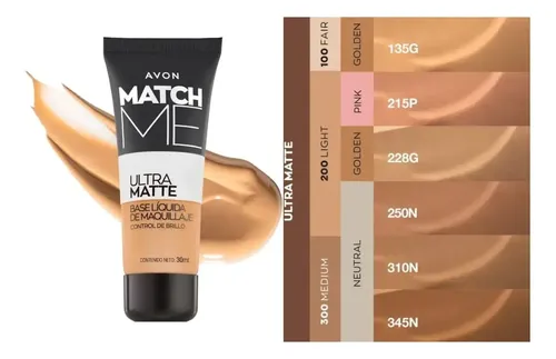Avon Base De Maquillaje Ultra Matte Liquida Avon True