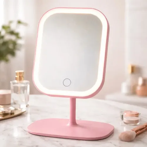 SEYNA COMPUTACION AV5735 Rectangular – 3 Tonos – Rosa – Recargable Incluye: Con luz)