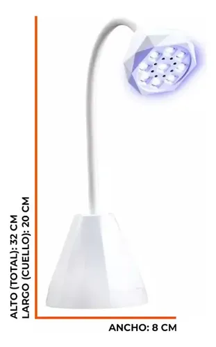 Velador Cabina Uv Led 27w Seca Uñas Esculpidas Gelificada