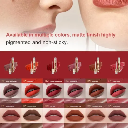 Labial Líquido Velvet Mate F-85a 0.1 Fl Oz Houksouml