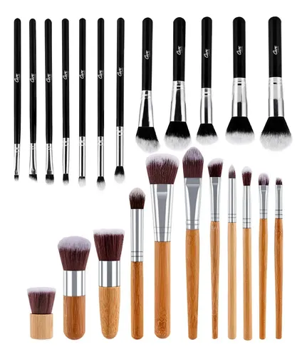 Set x 23 Brochas Care By Gadnic Maquillaje Alta Gama + Estuche