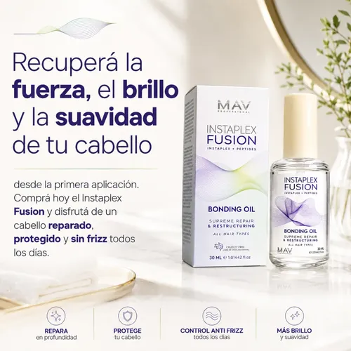 Serum Capilar Instaplex Fusion Mav Péptides Anti Frizz 30ml
