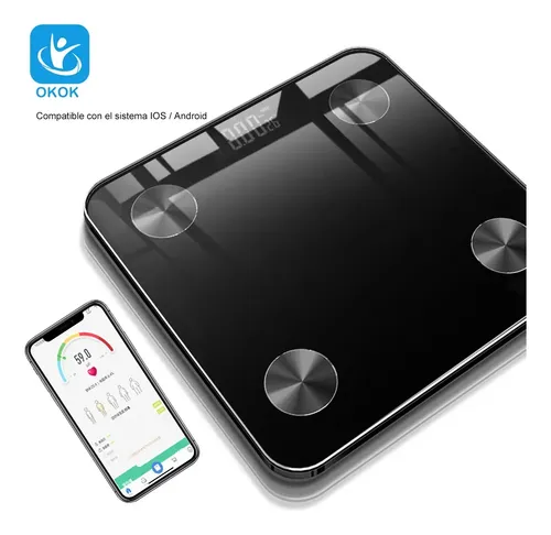 2026 Báscula Recargable Bluetooth Análisis Corporal