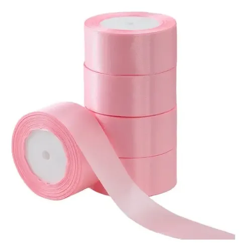 O.o 5 Rollos De Listón De Regalo De 4 Cm, Decoración De O Pk