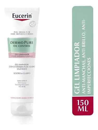 Gel Limpiador Concentrado Eucerin Dermopure Piel Grasa 150ml