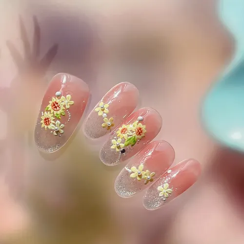Pegatinas De Uñas Con Forma De Girasol Más Vendidas En Prima