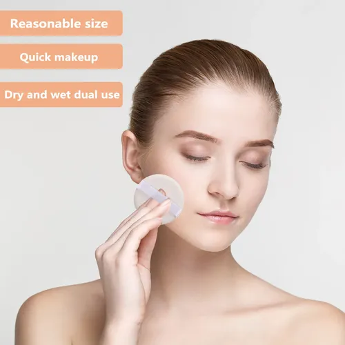 12 Piezas Esponjas De Maquillaje Para Base, Corrector Y Polv
