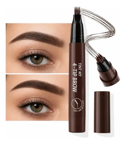 Delineador Cejas Regina Microblading Efecto Pelitos Marrón Oscuro 02