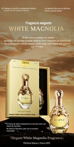 Perfume Femenino C2u Mujer 100ml Eau De Parfum Elegante Dorado Erfume Caja Regalo Perfume Original Larga Duración