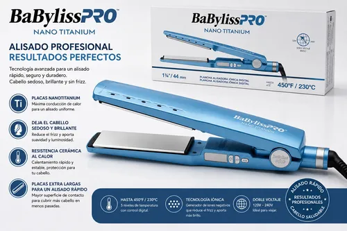 Planchita De Pelo Babylisspro Nano Titanium 4094