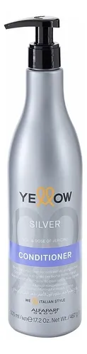 Yellow Silver Matizador Violeta para Rubios Fríos y Grises Acondicionador 500ml