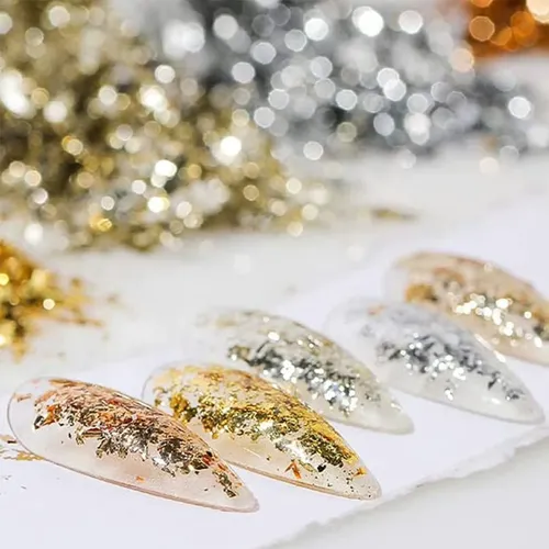 Set 300 Láminas Foil 9x9cm, Manualidades Resina Y Uñas Bz7
