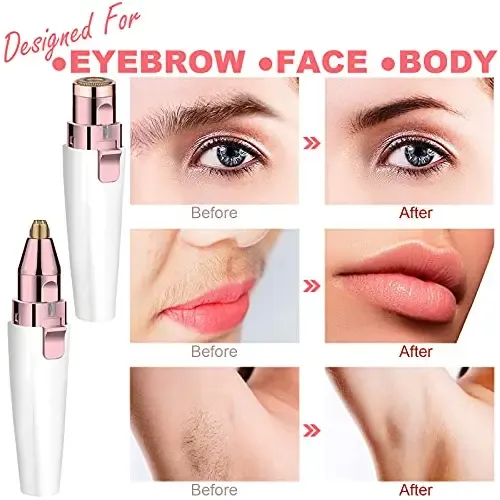 Removedor De Vello Facial Para Mujer, Recortador De Cejas, N