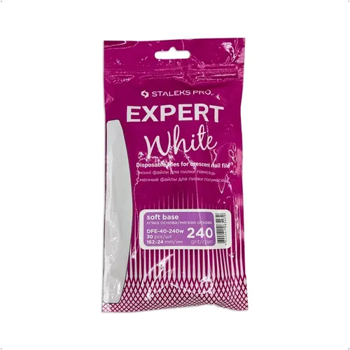 Repuestos Limas Descartables Staleks 240 Blanco 30 Unidades Expert