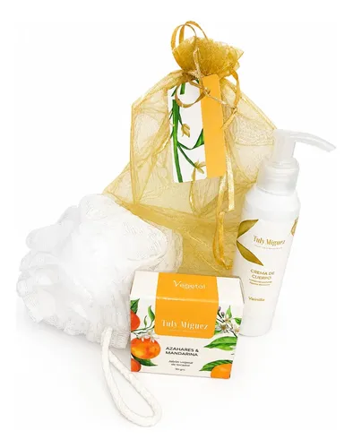 Regalo Kit Tuly Miguez Jabon Tocador Crema Cuerpo Vainilla
