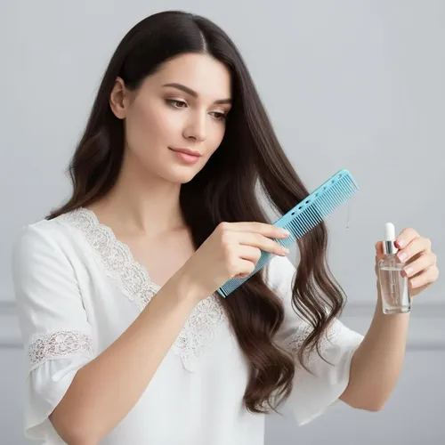 Juego De 9 Peines Para Cortar El Cabello, Peines De Carbon Y