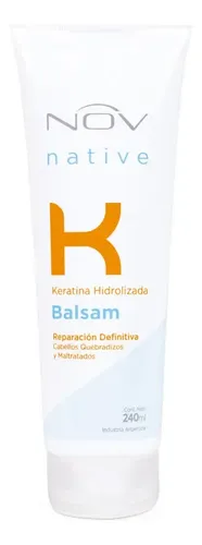Kit Native Keratina Nov  Shampoo + Balsam + Nutrición Pomo