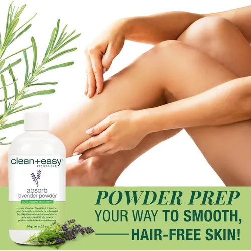 Polvo Absorb Lavanda Clean + Easy Para Depilación