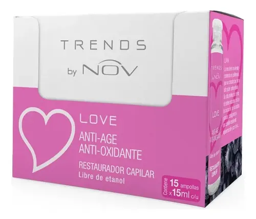 Ampolla Nov Anti Age Capilar Love Anti Oxidante X15 Unidades