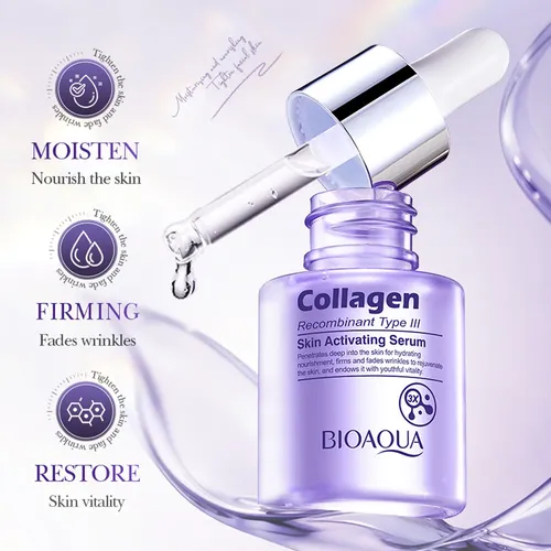 Sérum Facial Bioaqua Colágeno Recombinante 30 Ml