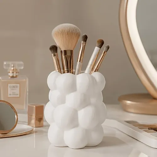 Organizador De Maquillaje De Escritorio White Cloud De 1 Pie White Cloud