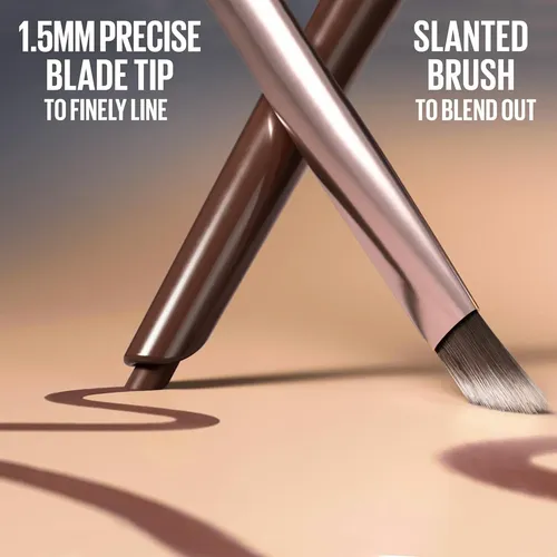 Lápiz Delineador 2 En 1 Maybelline Black Blur
