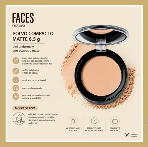 Natura Faces Polvo Compacto Matte Jag
