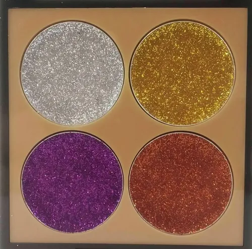 Paleta Sombras Ojos Glitter Gel Purpurina Tejar X 4 Unidades