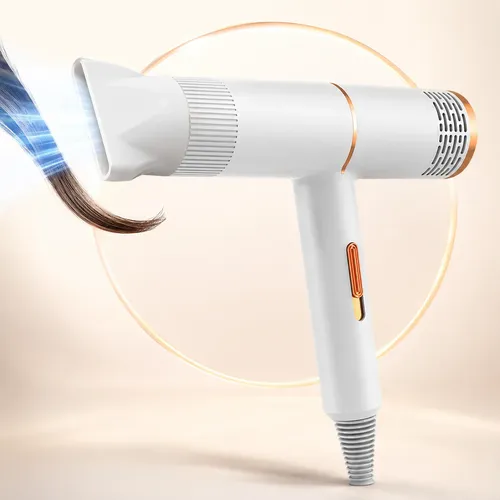Secadora De Cabello Profesional Frío Y Caliente Con Boquilla