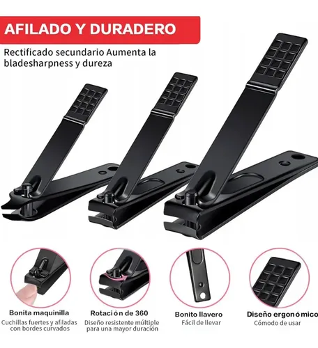 Set 24 Piezas Kit Manicura Y Pedicura Acero Inox.