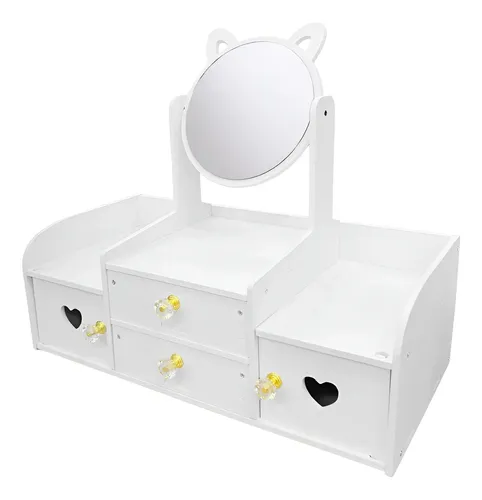 Espejo Organizador Cajones Maquillaje Decorativo Make Up