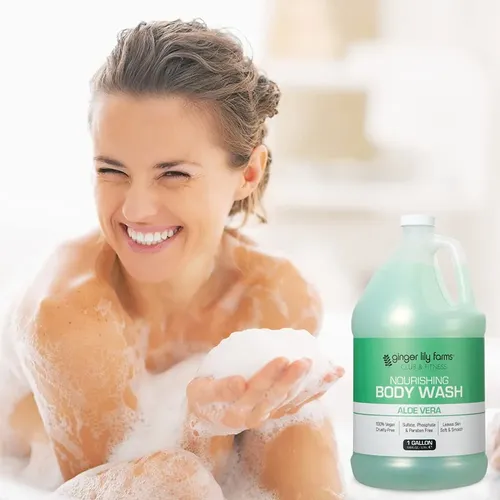 Gel De Baño Ginger Lily Farms Club & Fitness 3,8 L Con Aloe