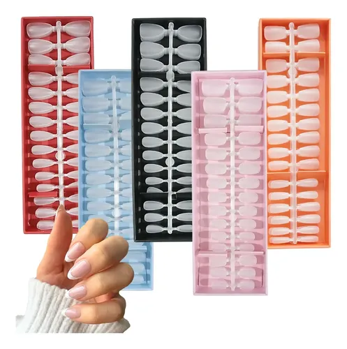 Tips Sistema Press On Soft Gel Caja X240pcs Uñas Profesional Color N3