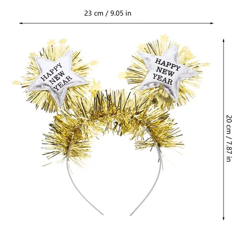 Bandas De Pelo Pentagrama Para Fiesta 3 Piezas