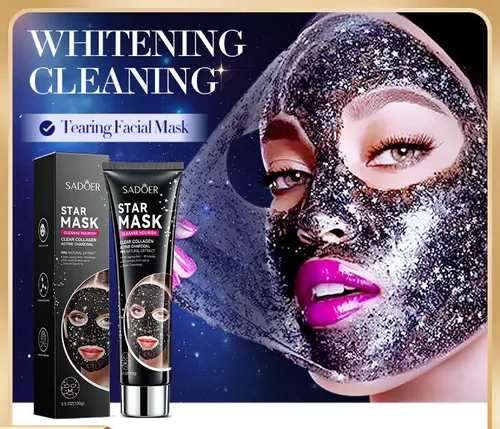 Mascarilla Facial Peel Off Star Mask Detox 100g Sadoer Tipo de piel Todo tipo de piel