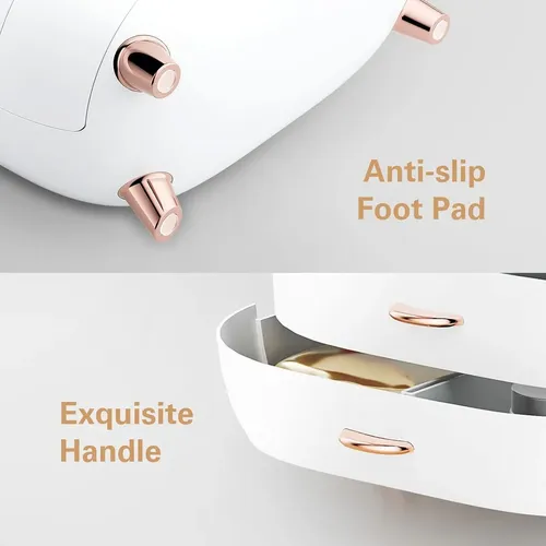 Porta Cosméticos Organizador Maquillaje Makeup Capsula Blanco