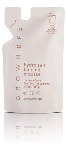 Autobronceante Hydro Mousse 150 Ml Refill Repuesto Brown Bee