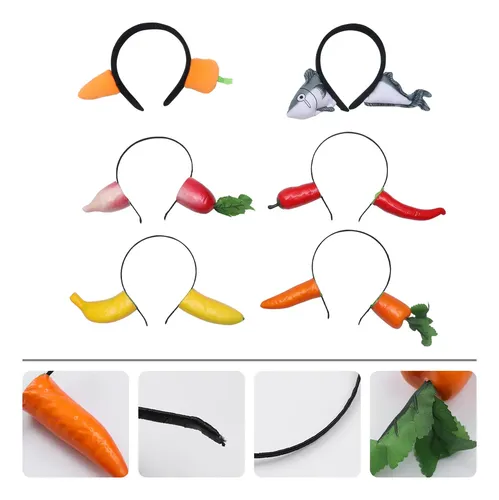6pcs Diadema De Fiesta Creativa Banda De Pelo Divertida
