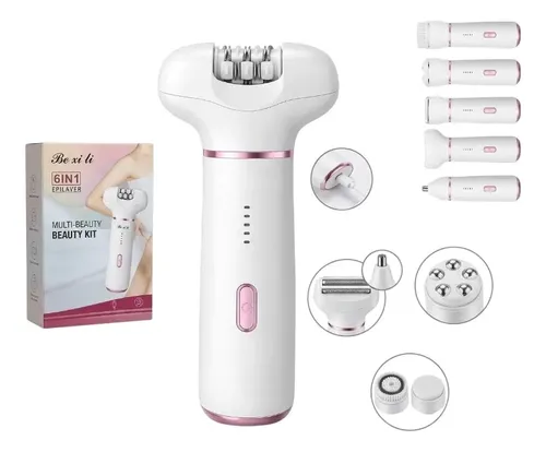 Depiladora Afeitadora Eléctrica Recargable 6 En 1