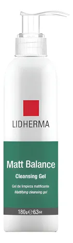Gel De Limpieza Facial Lidherma Matt Balance Piel Grasa