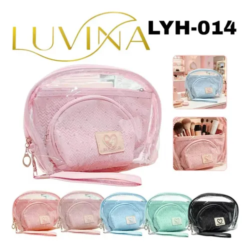Neceser Porta Cosméticos Luvina Bolso Maquillaje Mujer