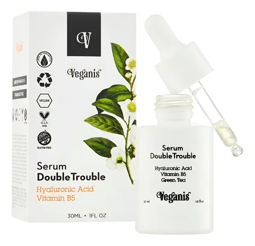 Veganis Serum Double Trouble Acido Hialuronico Vit B5 30ml