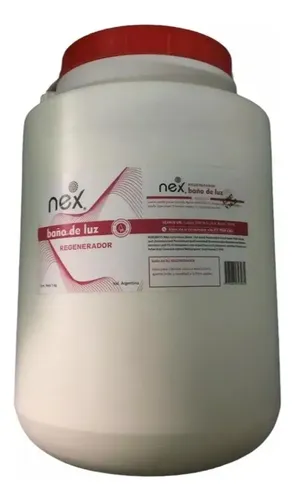 Mascara Capilar Tratamiento Baño De Luz Cabello Seco Nex 5kg
