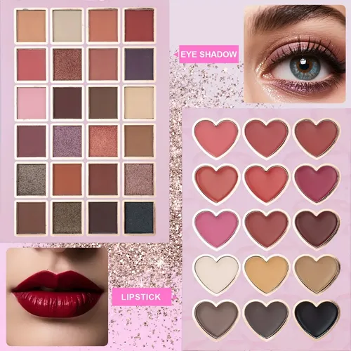 Kit De Maquillaje De Una Pieza, Paleta De Colores Faciales