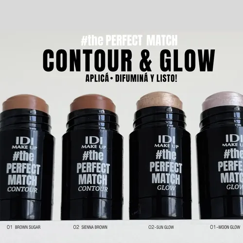 Contorno En Barra Contour Perfect Match Idi Make Up 5g