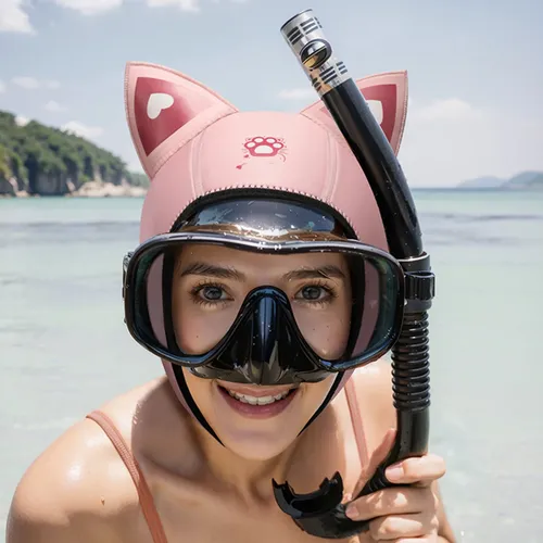 3mm Wetsuit Hood Hat For Water Activity, Snorkeling Swimming 7hh206381-4