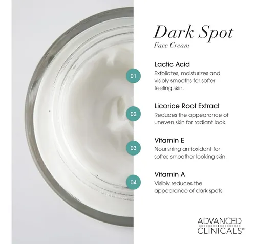 Crema Iluminadora Para Manchas Oscuras Advanced Clinicals 2