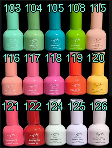 Esmaltes Semipermanentes City Girl 10ml X 24