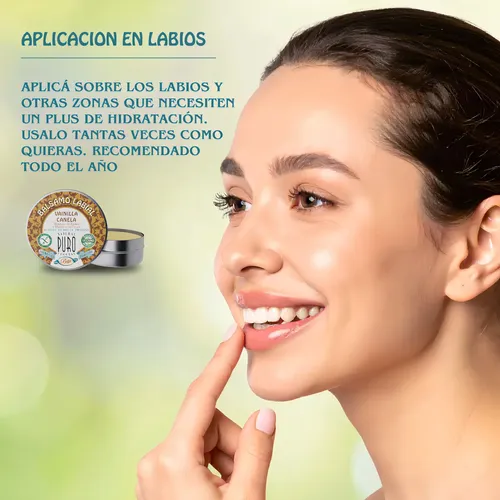 Bálsamo Labial en lata Vanilla canela Boti-k Puro